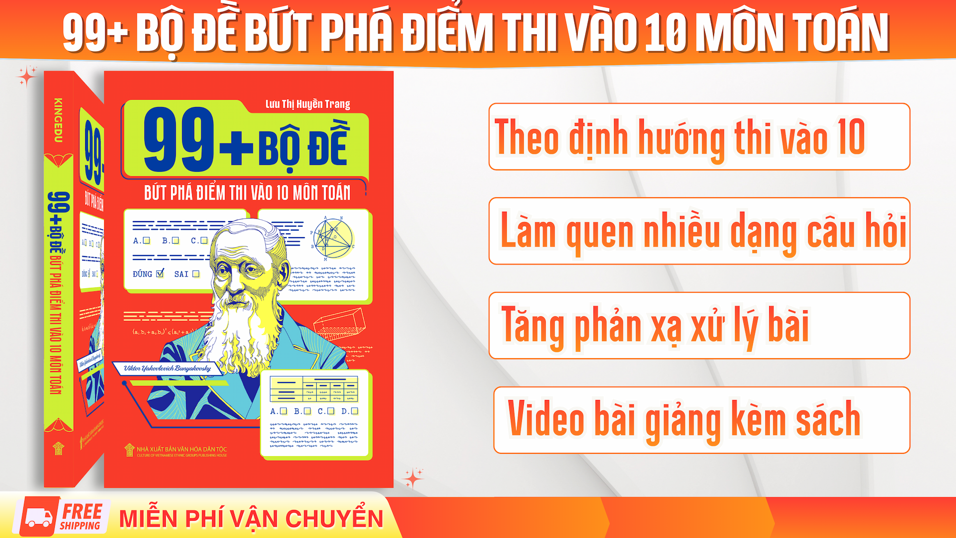 99+ Bộ đề bứt phá điểm thi vào 10 - Môn Toán