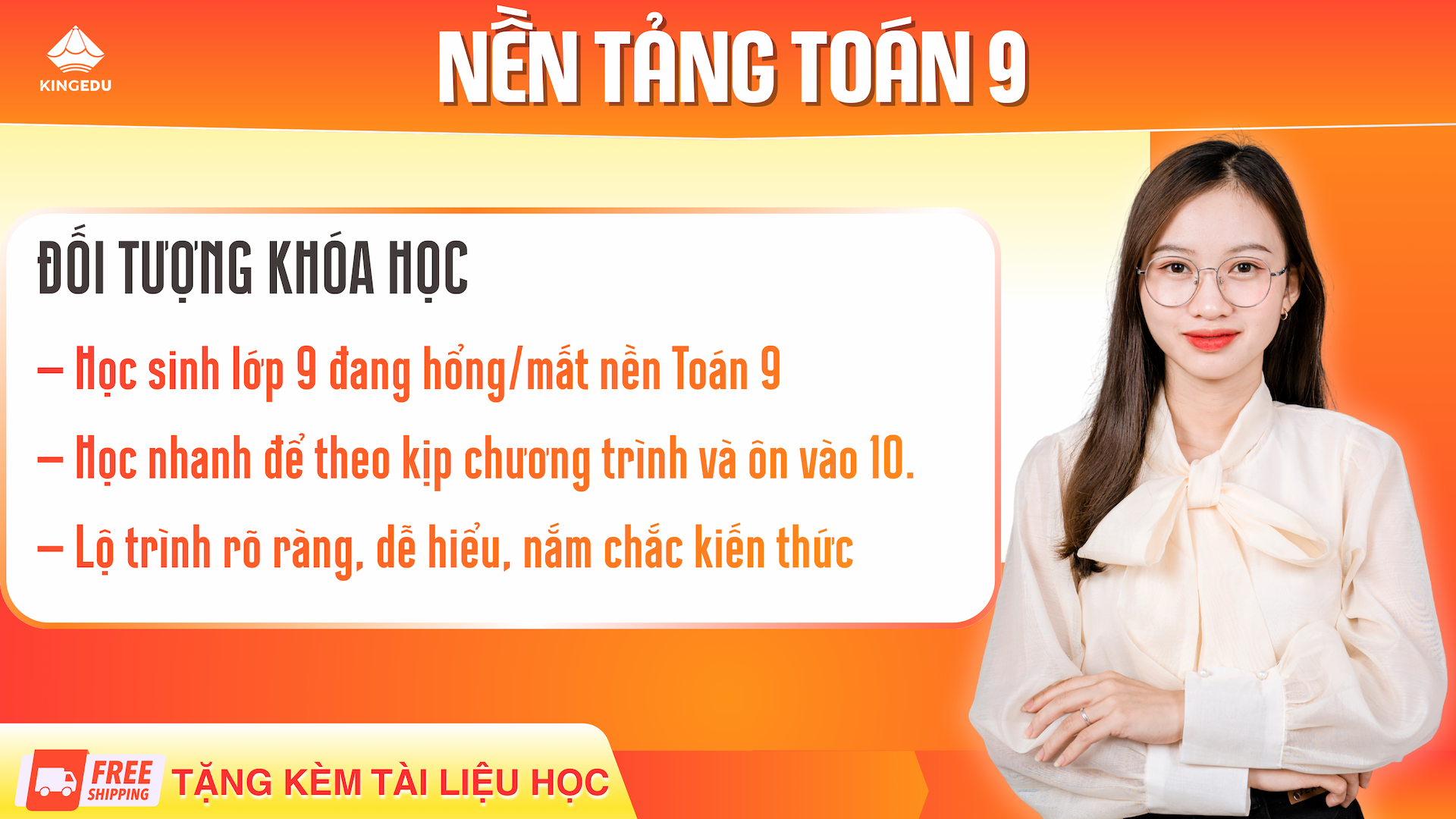 Khóa Học Nền Tảng Toán 9